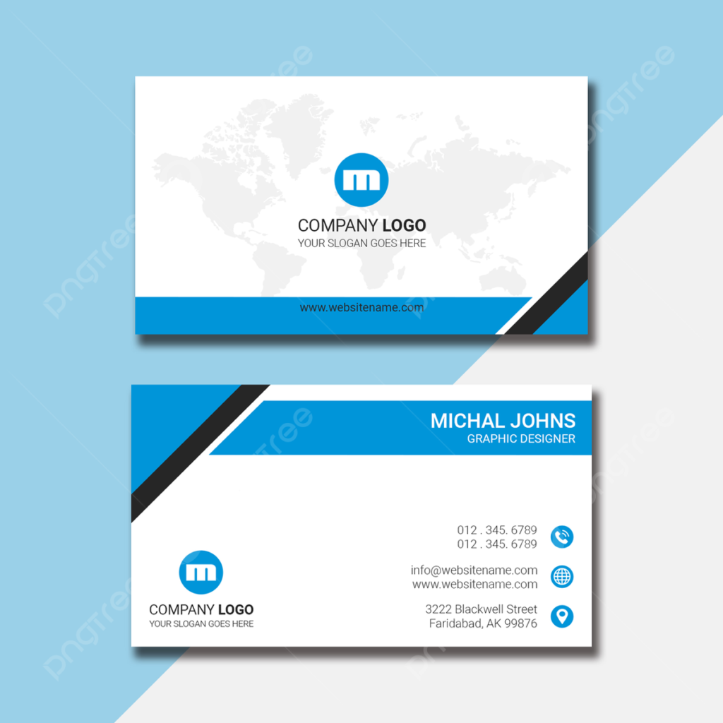 pngtree creative professional business card design png image 4825712