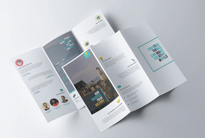 چاپ بروشور شرکتی 1 چاپ بروشور