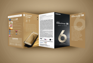 چاپ بروشور 24 بروشور شرکت سامسونگ